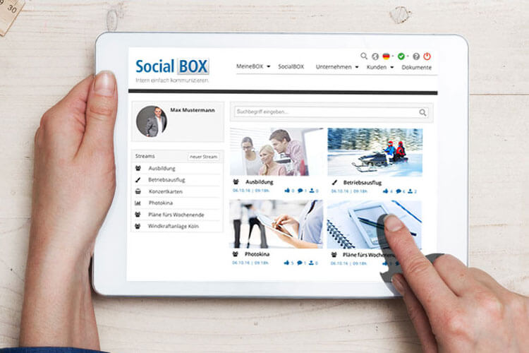 Intranet Social SocialBOX Produkt